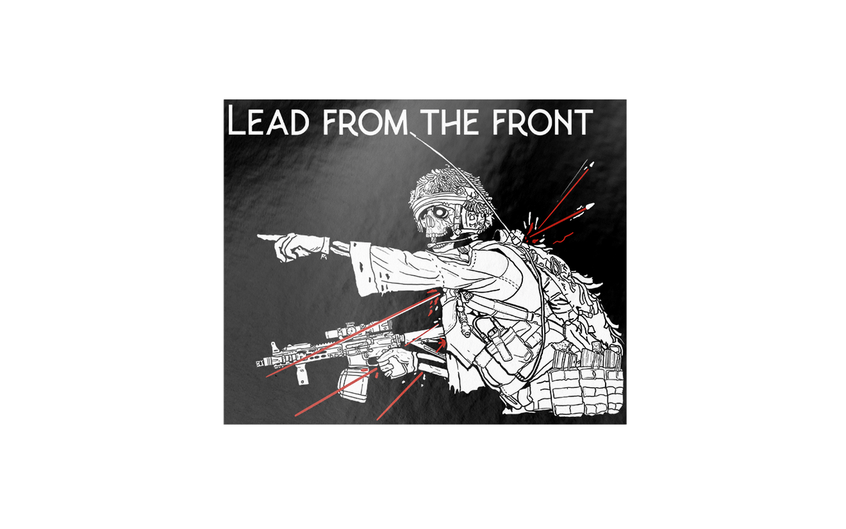 Lead From The Front Stickers Mission Essential Gear
