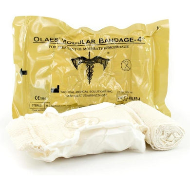 4” OLAES MODULAR BANDAGE, FLAT PACKED - Mission Essential Gear