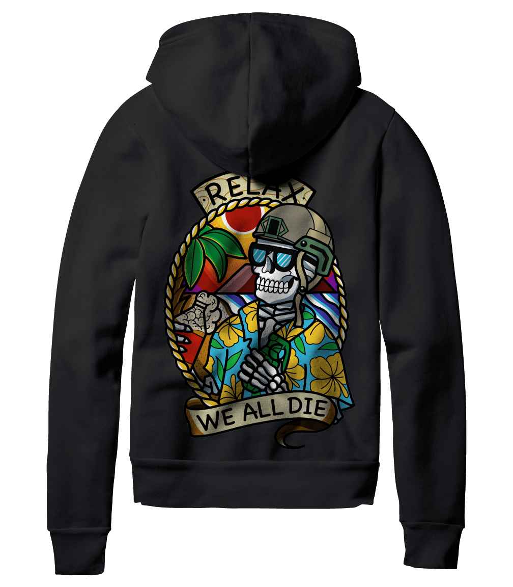 Relax We All Die Hoodie Mission Essential Gear