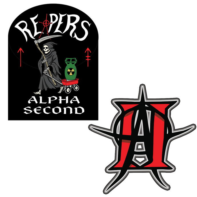 Alpha 2 Reapers Sticker (2-Pack)