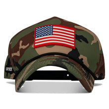 Load image into Gallery viewer, American Flag PVC Patch Waterproof Weekender Snapback