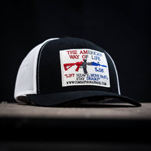 Load image into Gallery viewer, American Way Of Life White Patch Snapback Hat