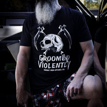Load image into Gallery viewer, Groomed Violently Skull Men's T-Shirt