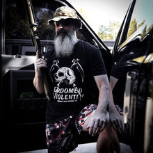 Load image into Gallery viewer, Groomed Violently Skull Men's T-Shirt
