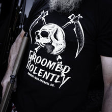 Load image into Gallery viewer, Groomed Violently Skull Men's T-Shirt