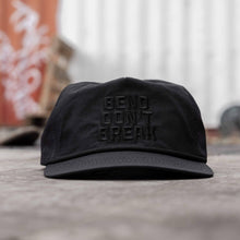 Load image into Gallery viewer, Bend Don't Break Subdued Crushable Rope SnapBack
