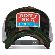 Load image into Gallery viewer, Don't Be A Twatsicle Patch Snapback Hat