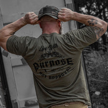 Load image into Gallery viewer, Live With Purpose. Not Approval Men's T-Shirt