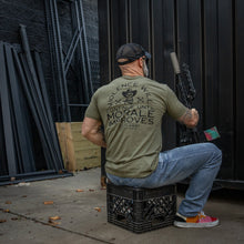 Load image into Gallery viewer, Violence Will Continue Until Morale Improves Men's T-Shirt