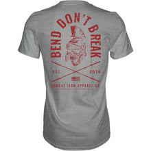 Load image into Gallery viewer, Bend Don't Break Barbell Skull Men's T-Shirt