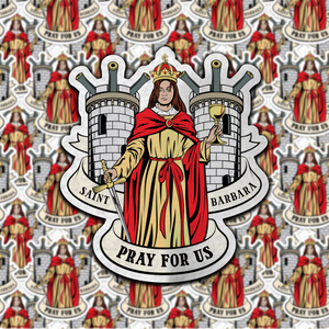Saint Barbara "Death Card" sticker
