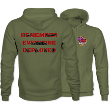 Load image into Gallery viewer, Remember Everyone Deployed (JHD) Hoodie