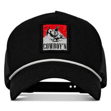 Load image into Gallery viewer, Cowboy'n Knuck If You Buck Patch Rope Snapback Hat
