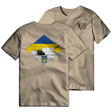 Load image into Gallery viewer, Long Range Ukrainian Fires Tee *Project Leaflet collab*