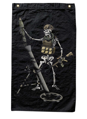 Mortars Skeleton Flag
