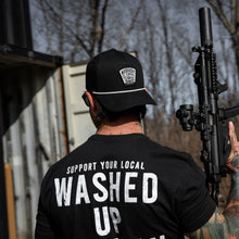 Load image into Gallery viewer, Nobody Is Coming To Save You Skull Patch Rope Snapback