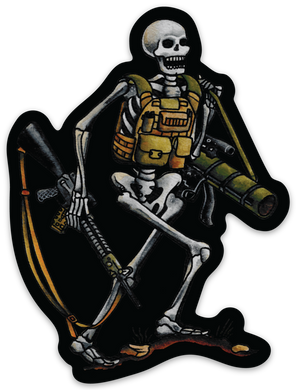 Assault Skeleton Sticker