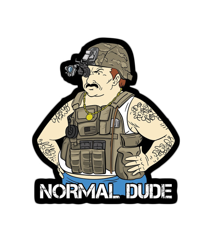 Dude Sticker Normal Dude Sticker – Mission Essential Gear
