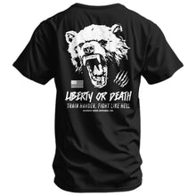 Load image into Gallery viewer, Liberty Or Death Fight Like Hell Men's T-Shirt