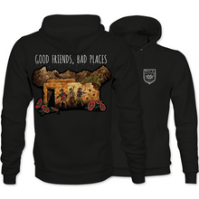 Load image into Gallery viewer, Good Friends Bad Places Hoodie