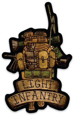 LIGHT Infantry Sticker