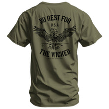 Load image into Gallery viewer, No Rest For The Wicked Men's T-Shirt