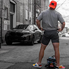 Load image into Gallery viewer, American Flag Patch Weekender Performance Snapback Hat