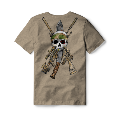 Sniper Rifle, Skull and Kukri