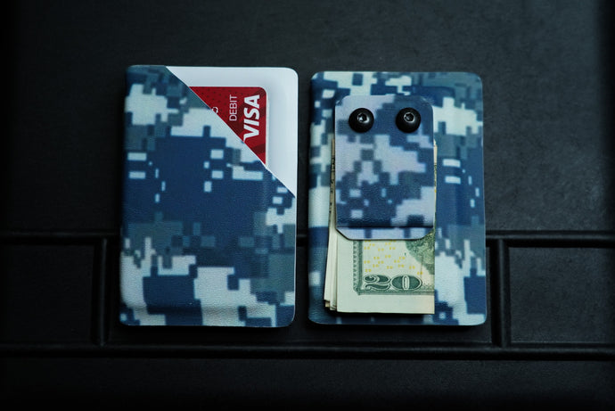 Navy Blueberry Wallet