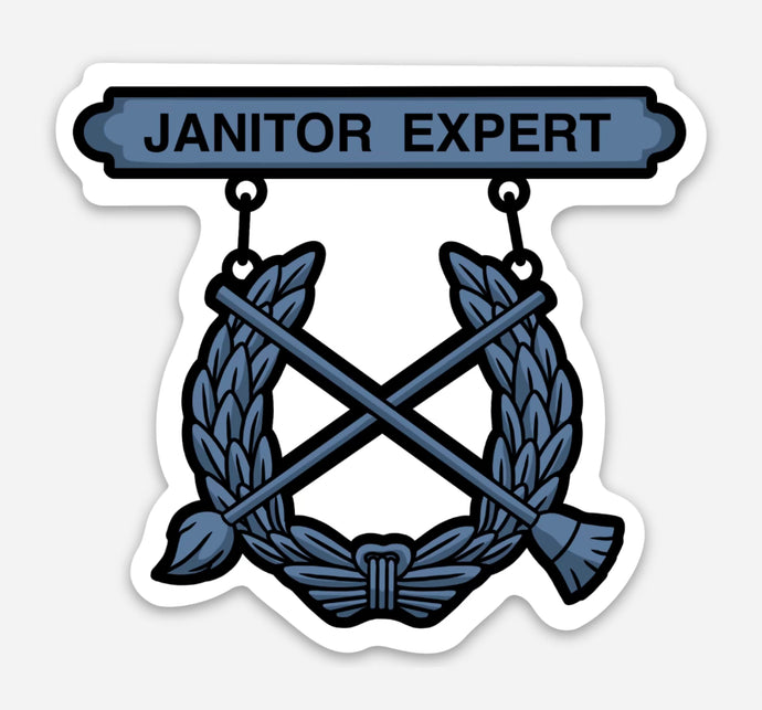 Janitor Expert - sticker