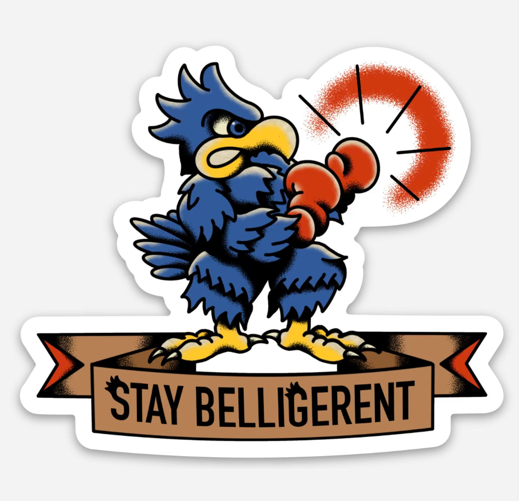 Stay Belligerent - sticker – Mission Essential Gear
