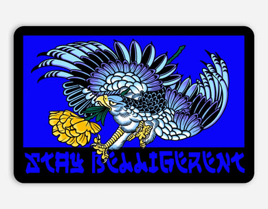 Japanese Blue Falcon - sticker