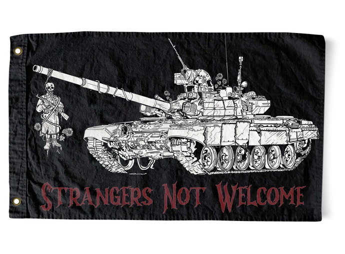 Strangers Not Welcome - flag