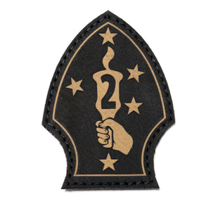 2nd MarDiv Engraved Patch