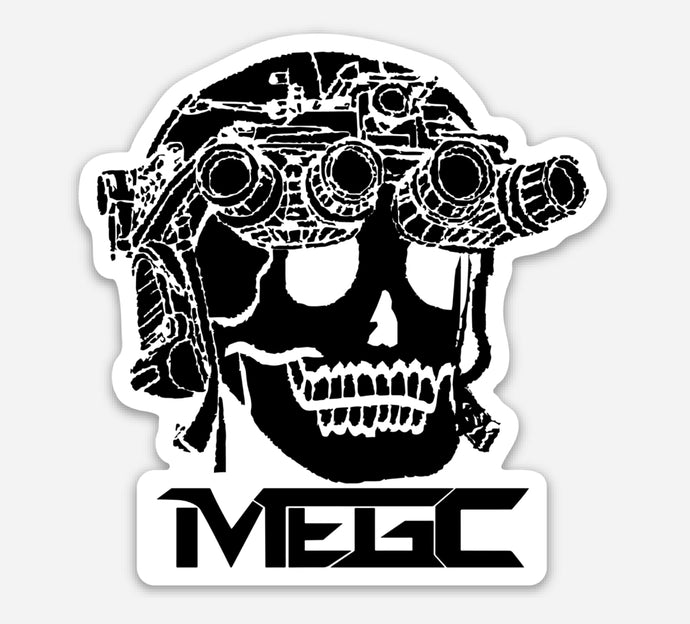 MEGC Skull Dude Sticker