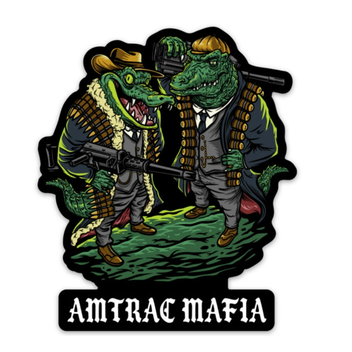 Amtrac Mafia Sticker