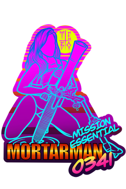 Retro Mortarman Sticker