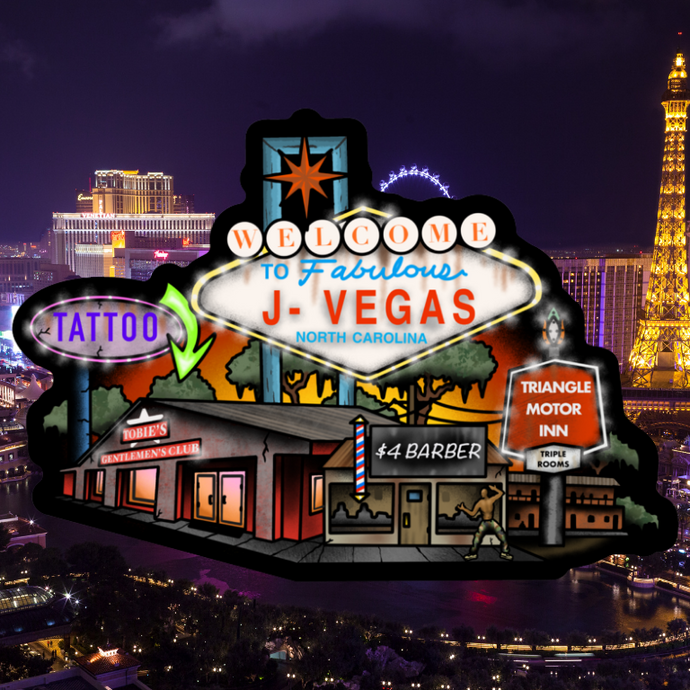 Fabulous J-Vegas Sticker